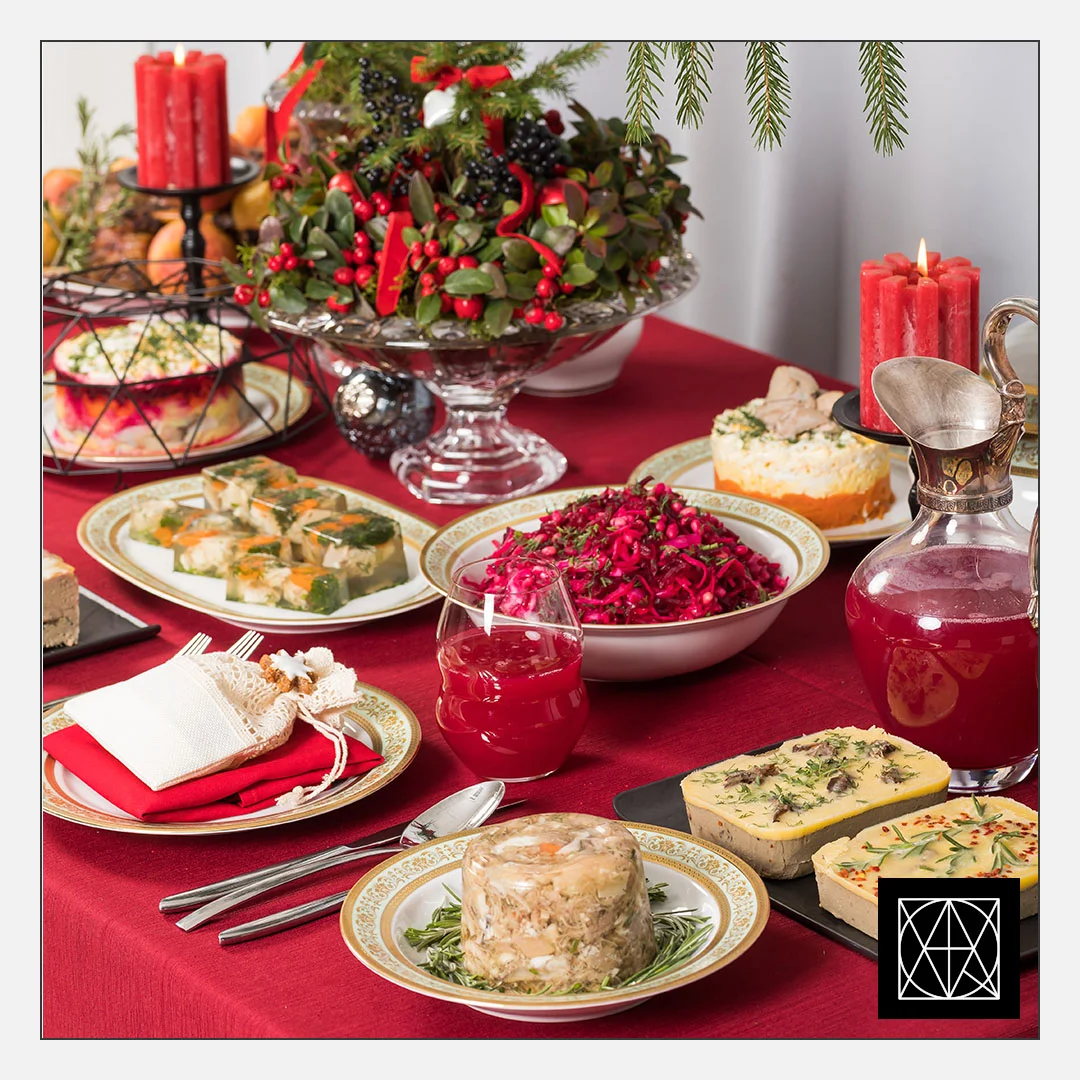Kalėdinis stalas_šaltiena