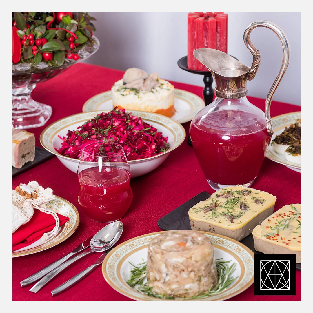 Kalėdinis stalas_šaltiena