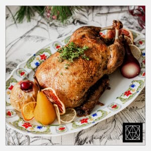 Kepta marinuota žąsis