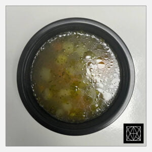 Žalių žirnelių ir cukinijų sriuba